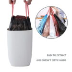 Black Drawstring Trash Bags, 1.2 mil - Pack of 100 - Bild 5
