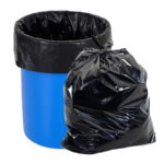 Black Heavy-Duty Trash Bags, 1.6 mil - Pack of 50 - Bild 3