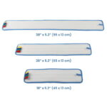 Commercial Microfiber Flat Mop Pad - 18" / 26" / 38" - Bild 3